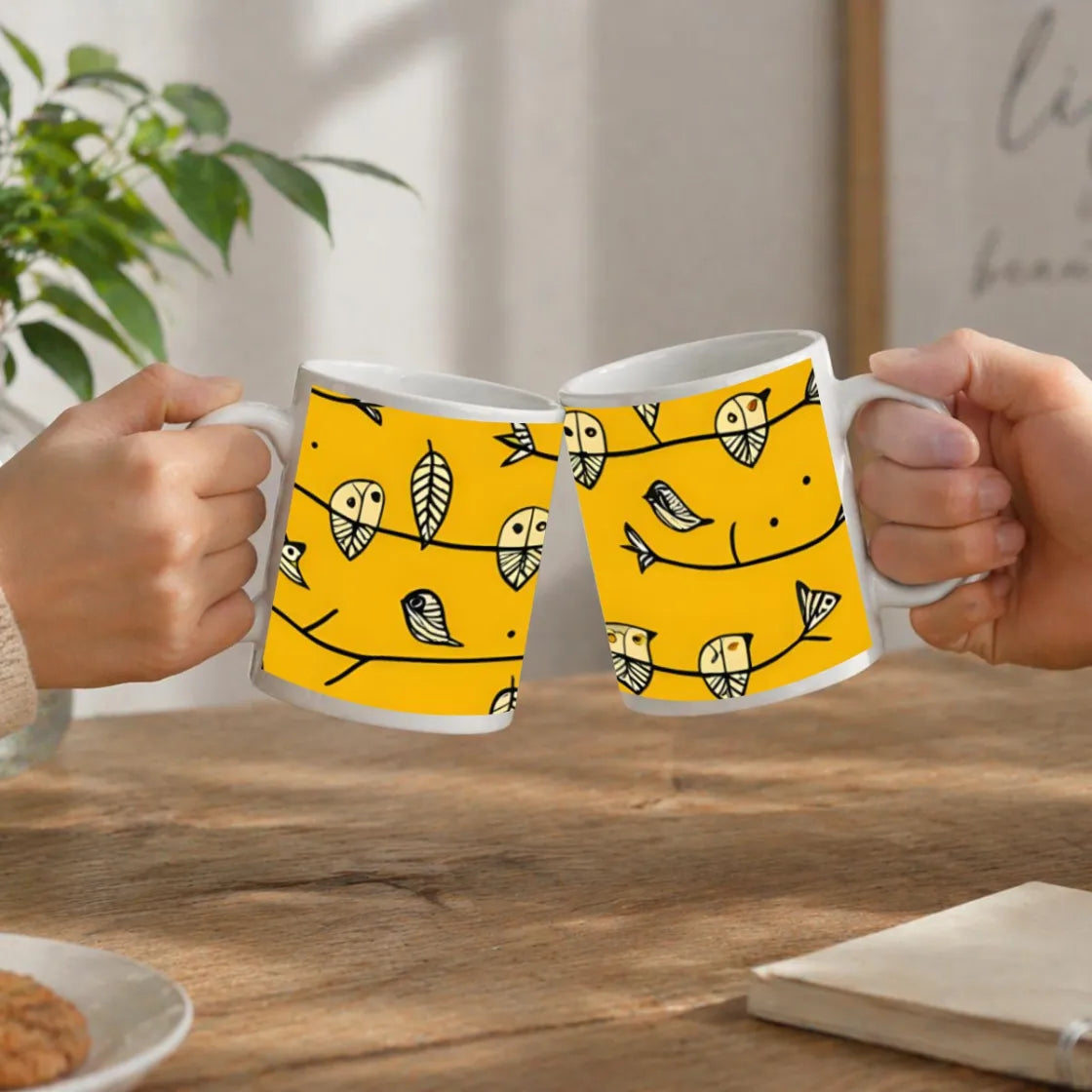 11 oz White Ceramic Mug | CT-M0003 - example print 3