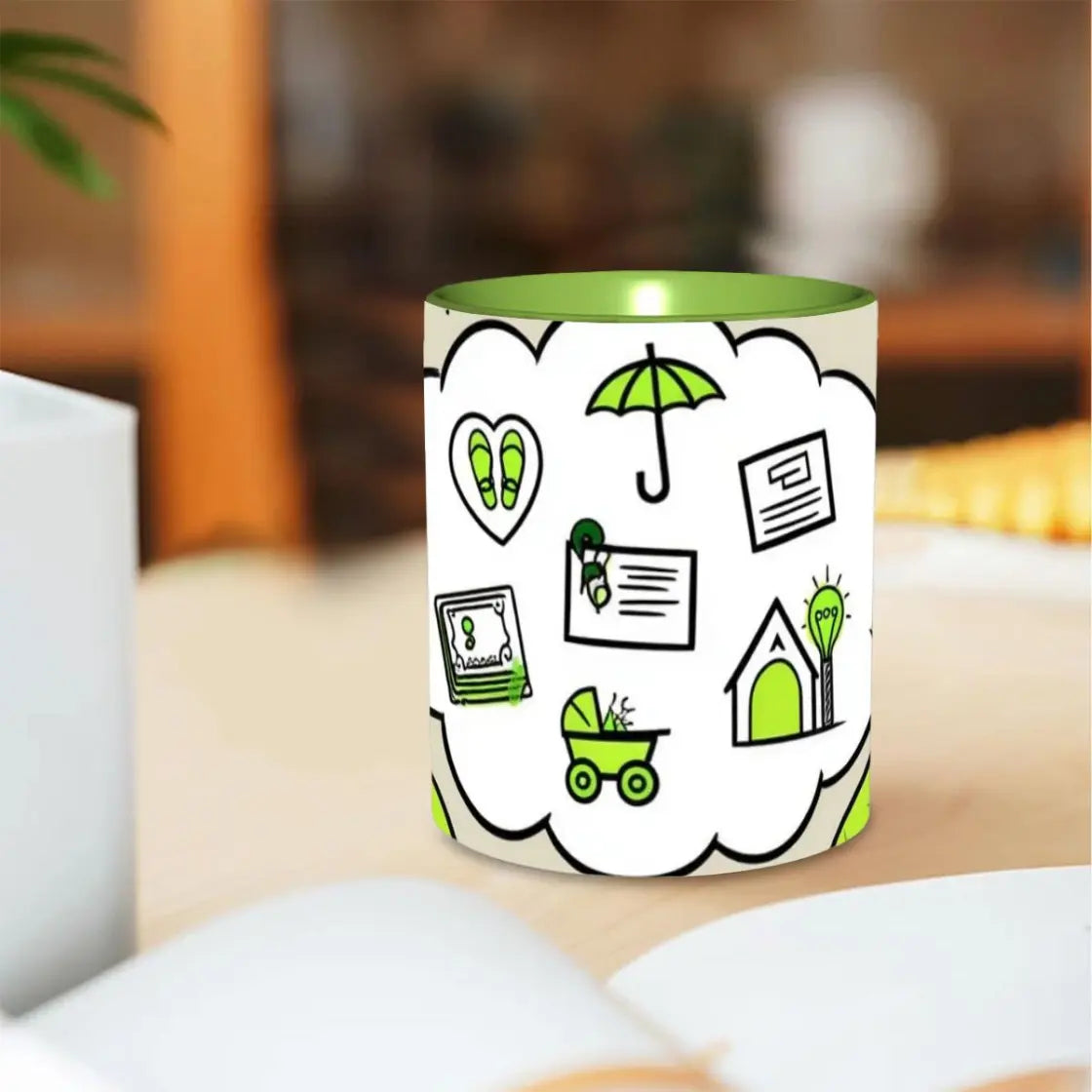 11 oz Two-Tone Ceramic Mug - example print 3