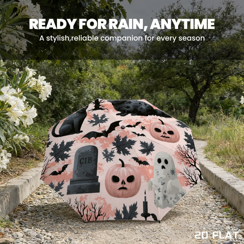 Custom Automatic Folding Umbrella | Outer Print — product view
