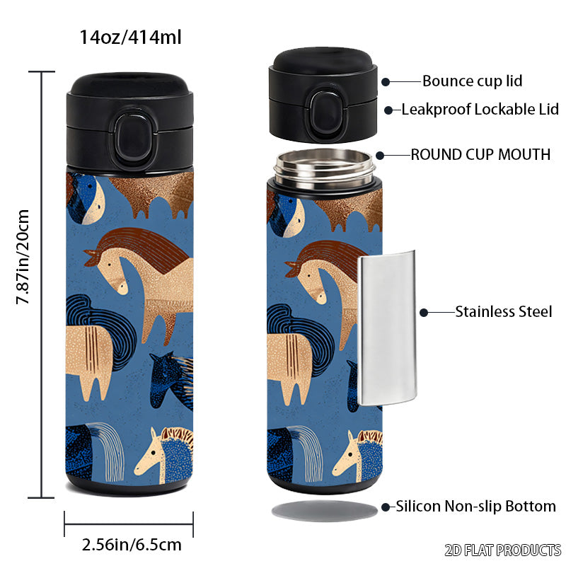 14 oz Flip-Top Insulated Bottle - product view 3
