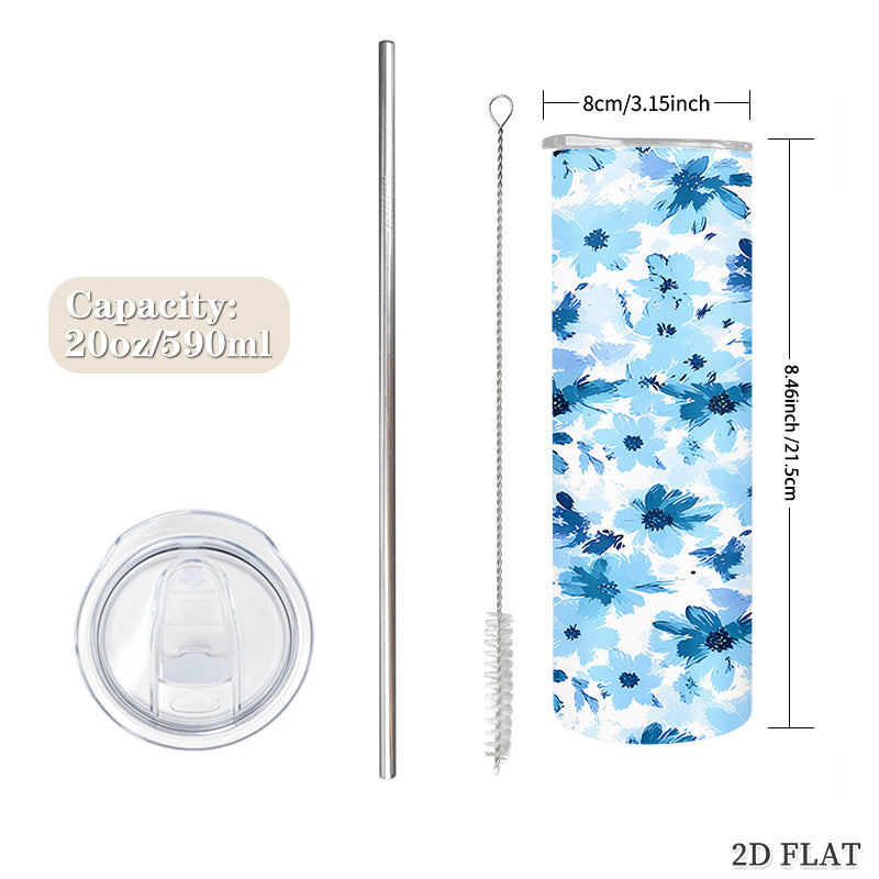 20 oz Wide Straight Insulated Tumbler - product view 3