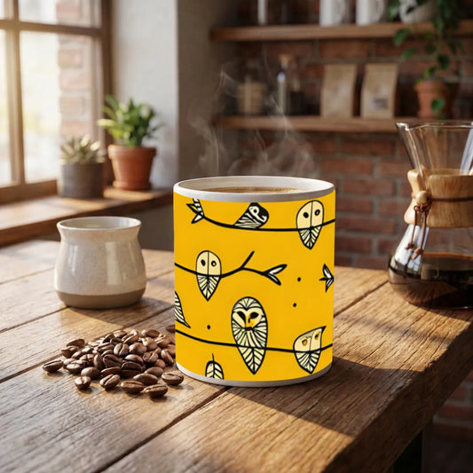 11 oz White Ceramic Mug | CT-M0003 - example print 1