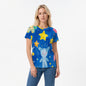 Women's All-Over Print Crew Neck T-Shirt