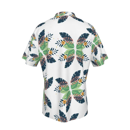 All-Over Print Men's Hawaiian Shirt With Pocket - example print 2