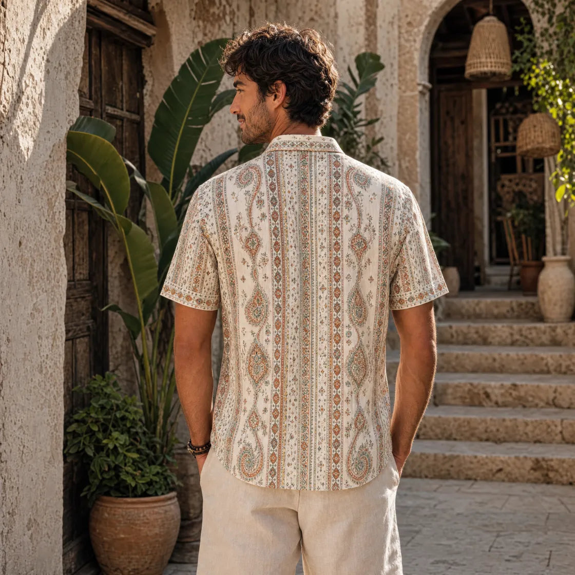 All-Over Print Men's Shirt - example print 3