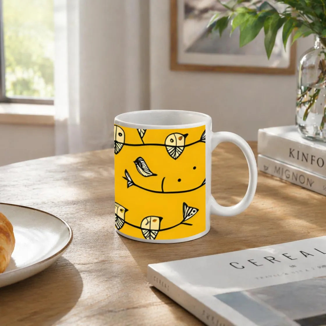 11 oz White Ceramic Mug | CT-M0003 - example print 2