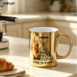 11 oz Gold-Finish Ceramic Mug - example print 1