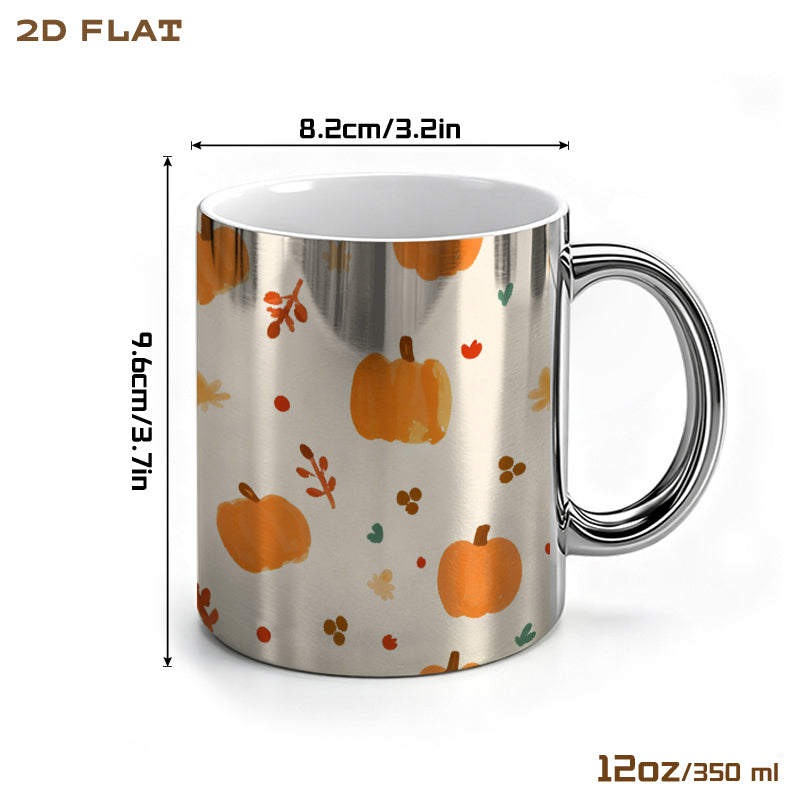 12 oz Silver-Finish Ceramic Mug - example print 3