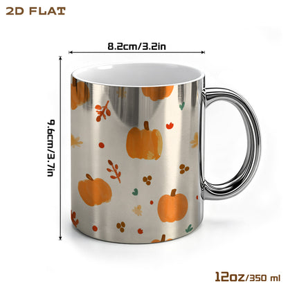 12 oz Silver-Finish Ceramic Mug - example print 3
