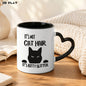 12 oz Heart-Handle Ceramic Mug - example print 1