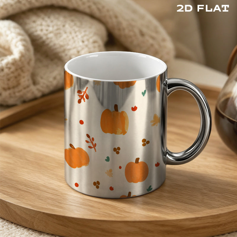 12 oz Silver-Finish Ceramic Mug - example print 2