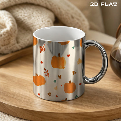 12 oz Silver-Finish Ceramic Mug - example print 2