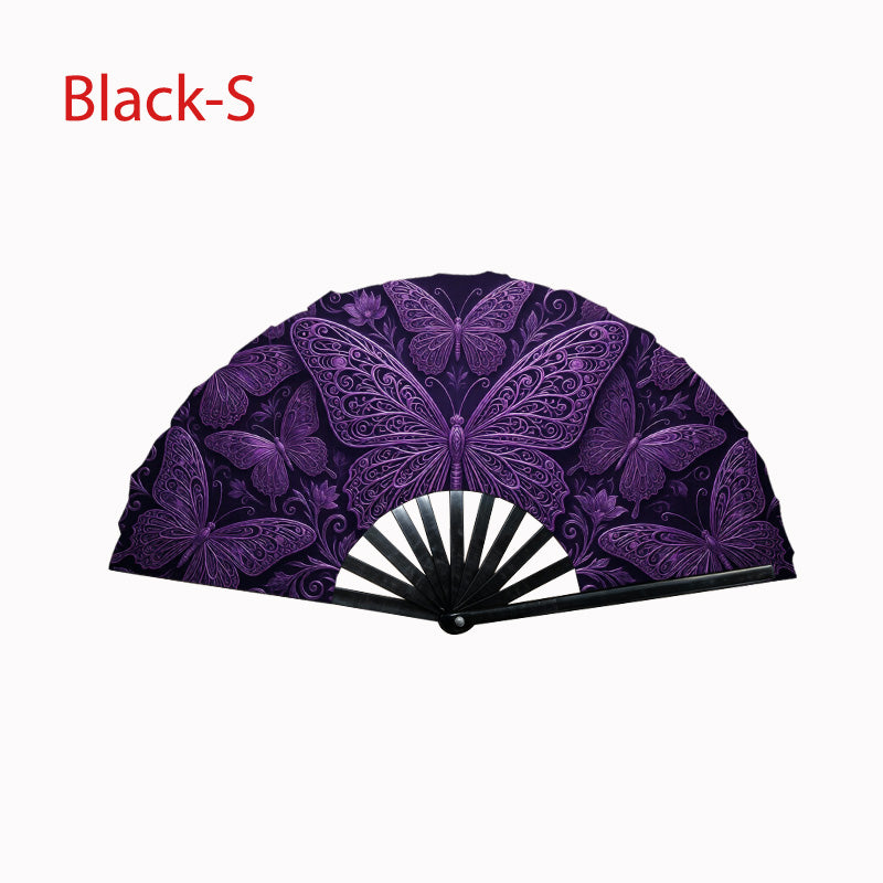 Large Folding Fan | 9 Rib Colors - example print 2