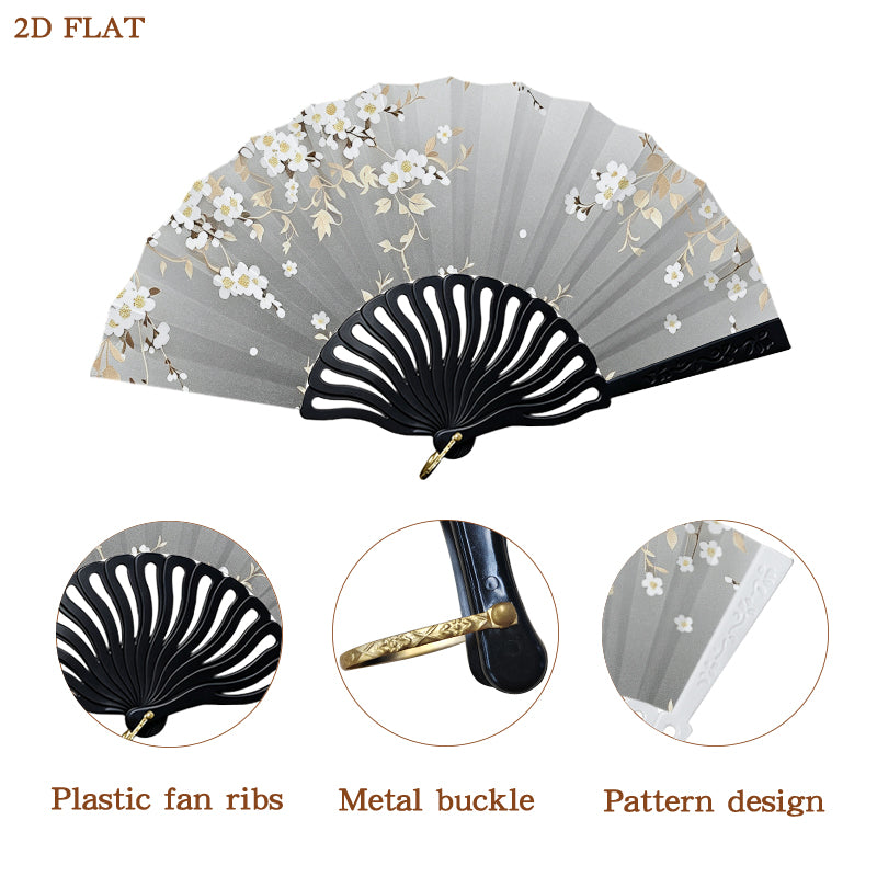 Curved-Rib Folding Fan | Single-Sided Print - example print 3