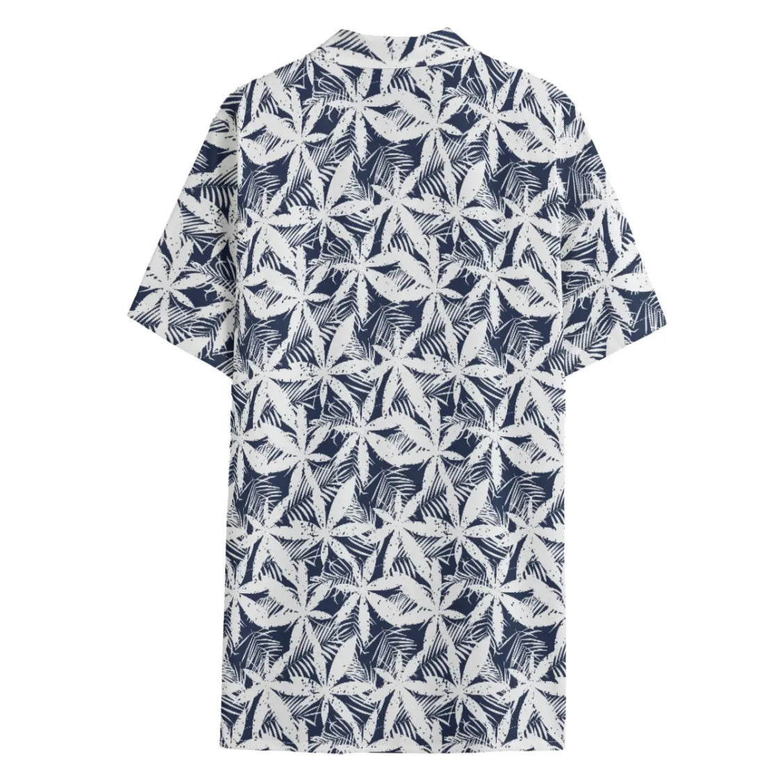 All-Over Print Men's Hawaiian Shirt With Button Closure |115GSM Cotton poplin - example print 2