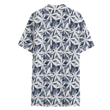 All-Over Print Men's Hawaiian Shirt With Button Closure |115GSM Cotton poplin - example print 2