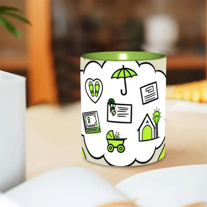11 oz Two-Tone Ceramic Mug - example print 3