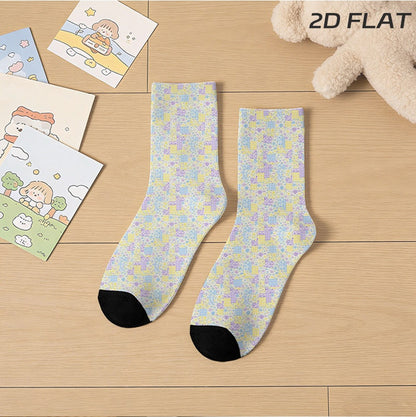 Men's All-Over Print Polyester Socks — product view