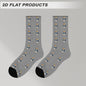 Men's Portrait-Print Polyester Socks | Multiple Colours — product view