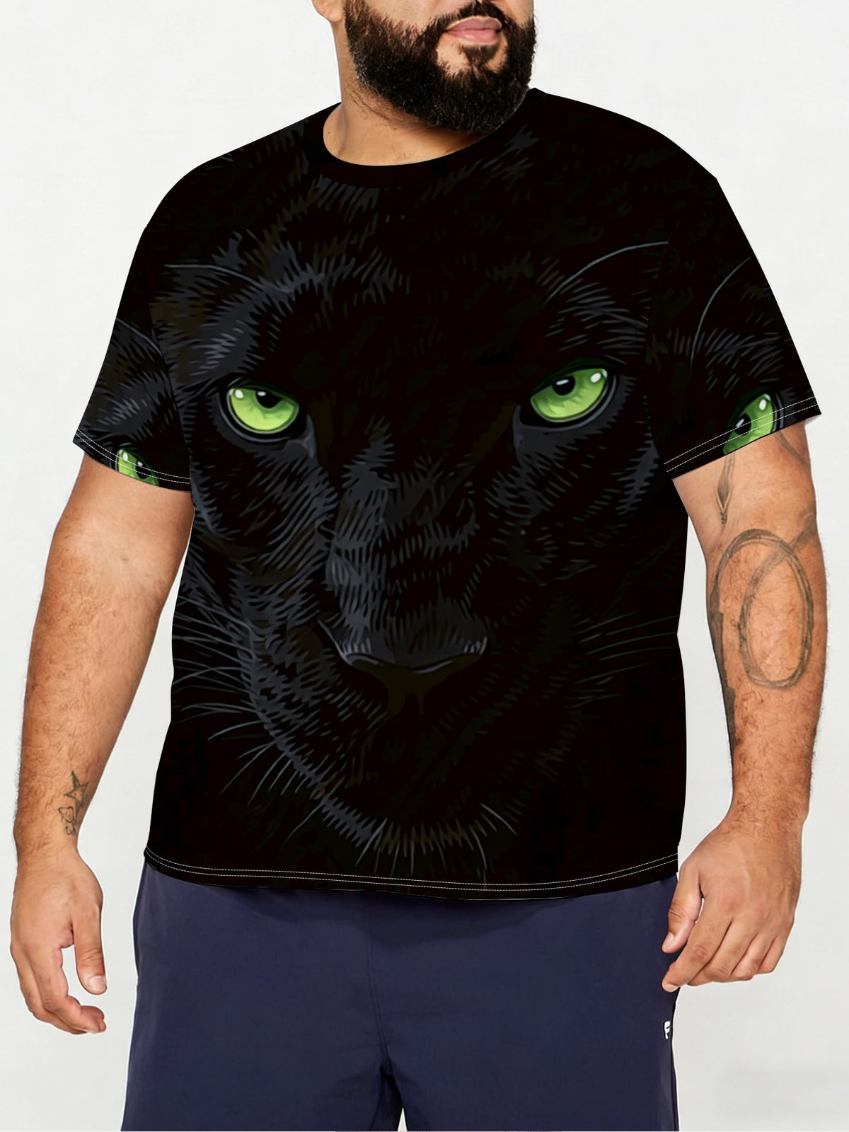 Men's Plus-Size All-Over Print T-Shirt | 150 GSM — product view