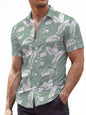 Men's Plus-Size All-Over Print Stretch Shirt | 120 GSM — product view