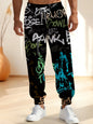 Men's Plus-Size All-Over Print Joggers | 220 GSM — product view