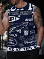 Men's Plus-Size All-Over Print Mesh Tank Top | 150 GSM — product view