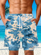 Men's All-Over Print Double-Layer Pocket Shorts | 180 GSM — product view
