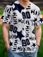 Men's Plus-Size All-Over Print Mesh Baseball Jersey | 140 GSM — product view
