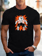 Men's Custom Cotton T-Shirt | Black & White — product view