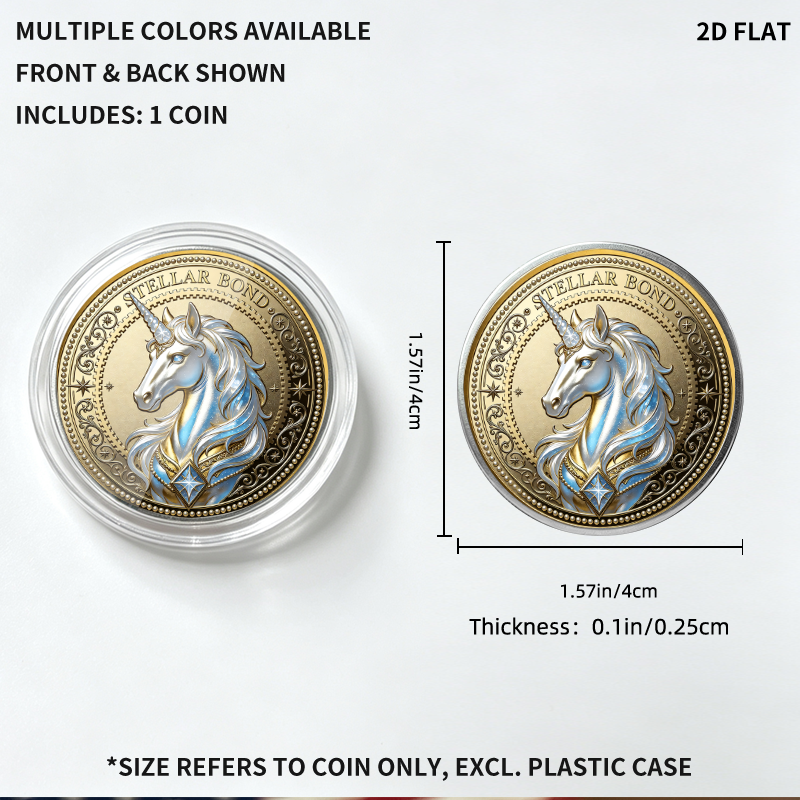 Custom Commemorative Coin | Matching Front & Back - product view 2