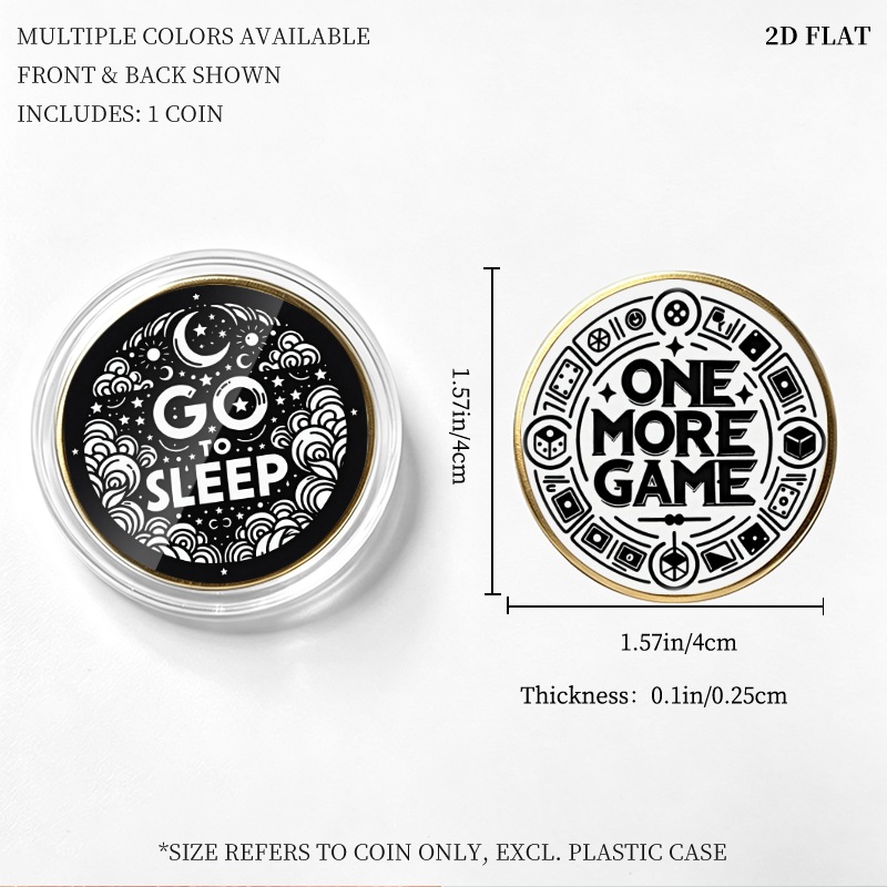 Custom Commemorative Coin | Different Front & Back - product view 2