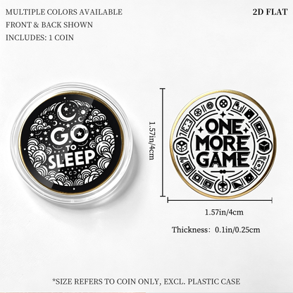 Custom Commemorative Coin | Different Front & Back - product view 2