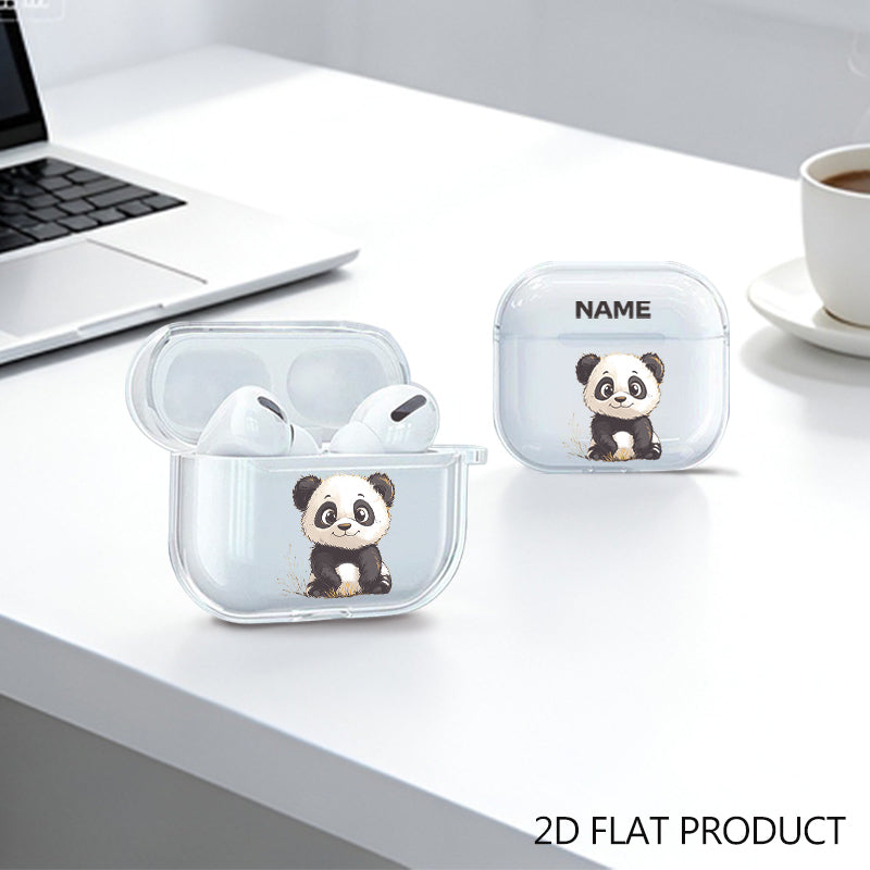 Clear Custom Earbud Case Cover — product view