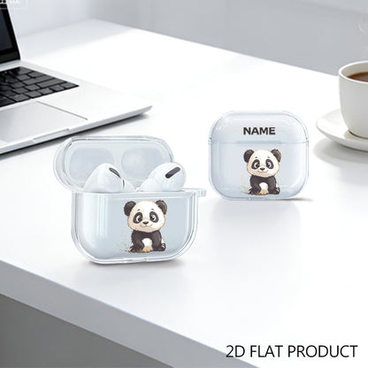 Clear Custom Earbud Case Cover — product view