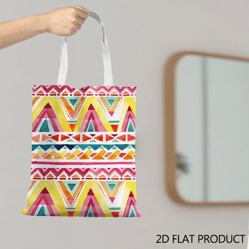 Polyester Tote Bag | Double-Sided Print — detail view