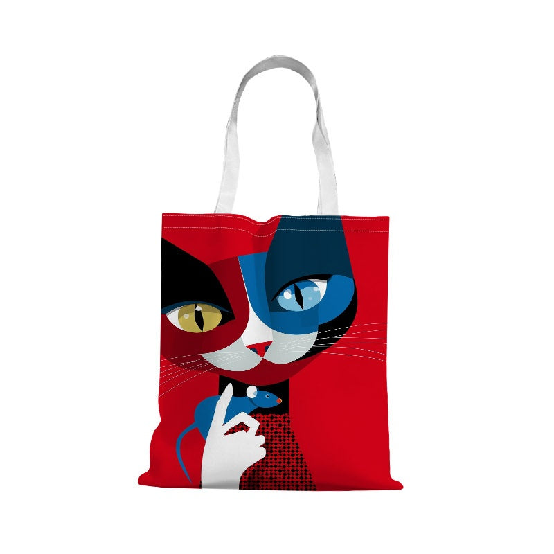 Polyester Tote Bag | Single-Sided Print — product view