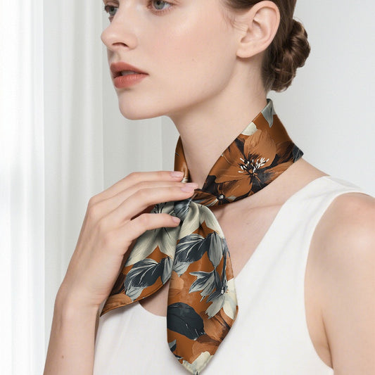 Women's Printed Square Scarf | 90 cm — product view