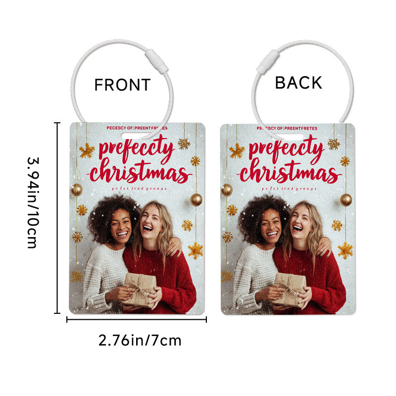 Double-Sided PVC Luggage Tag — product view