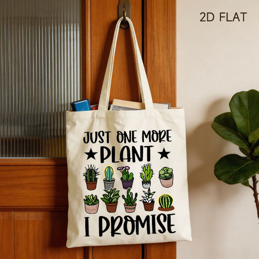 Natural Canvas Tote Bag | Single-Sided Print — product view