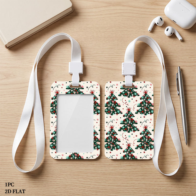 Double-Sided ID Card Holder with Lanyard - product view 2