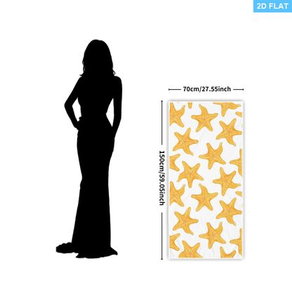 Custom Microfibre Beach Towel — detail view