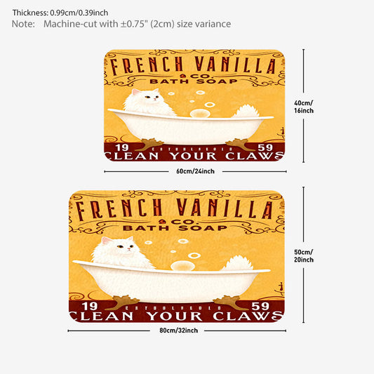 Printed Flannel Mat Set — product view
