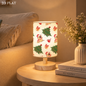 USB Fabric-Shade Table Lamp | All-Over Print — product view
