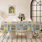 Printed Polyester Tablecloth | Multiple Shapes & Sizes — product view