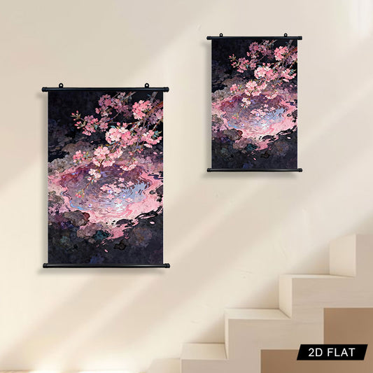 Canvas Wall Hanging with Plastic Hangers — product view