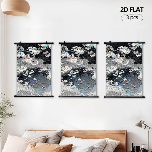 Three-Piece Canvas Wall Hanging Set — product view