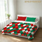 Three-Piece Duvet Cover Set | Separate Artwork by Piece — product view
