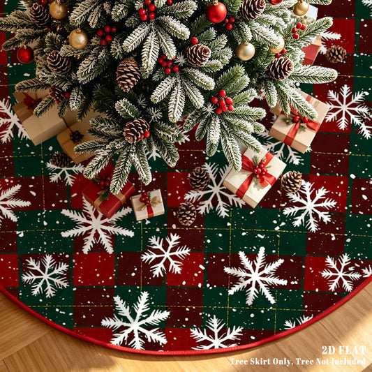 Custom Printed Christmas Tree Skirt — product view