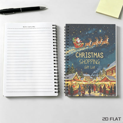 A5 Black-Coil Spiral Notebook - product view 3